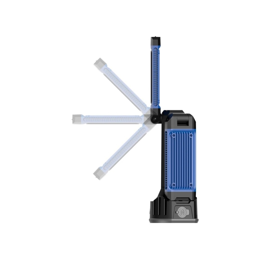 Viking - uppladdningsbar LED‑strålkastare med stativ 3× LED/5 V IPX4 4500 lm 4000 mAh