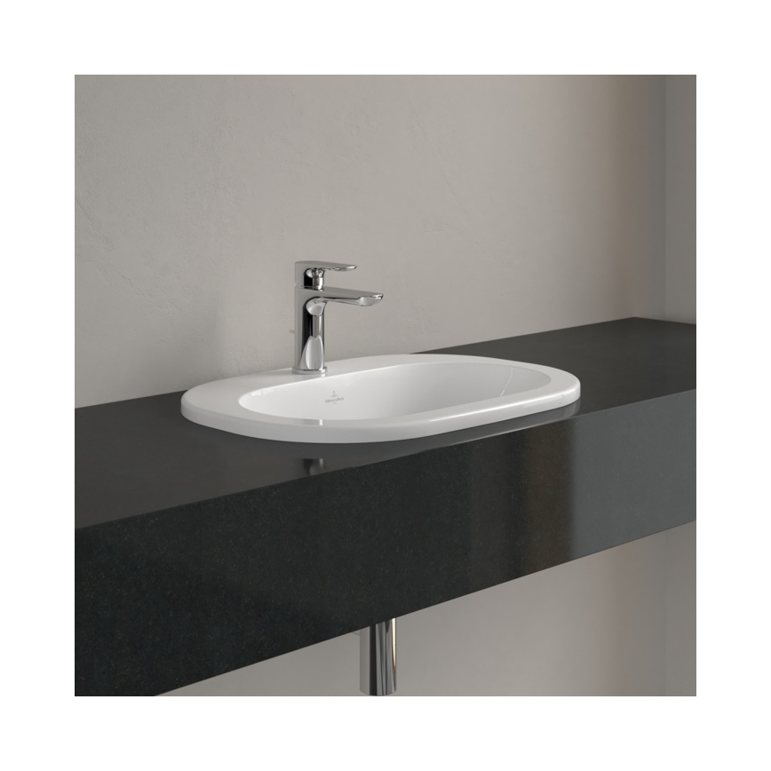 Villeroy & Boch 41615601 - Infällt tvättställ O.NOVO 56x40,5 cm keramik/vit