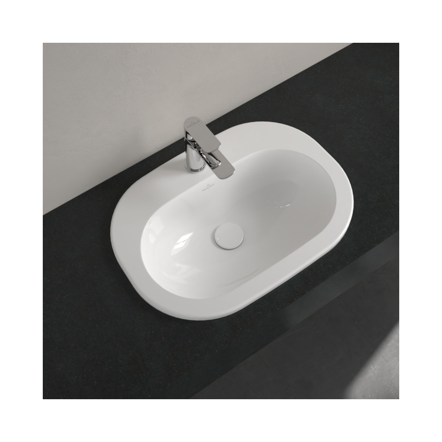 Villeroy & Boch 41615601 - Infällt tvättställ O.NOVO 56x40,5 cm keramik/vit