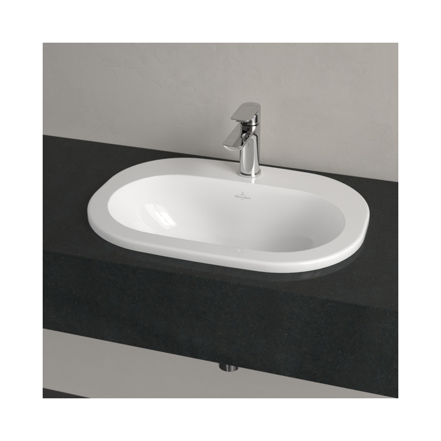Villeroy & Boch 416156R1 - Infällt tvättställ O.NOVO 56x41 cm keramik/vit