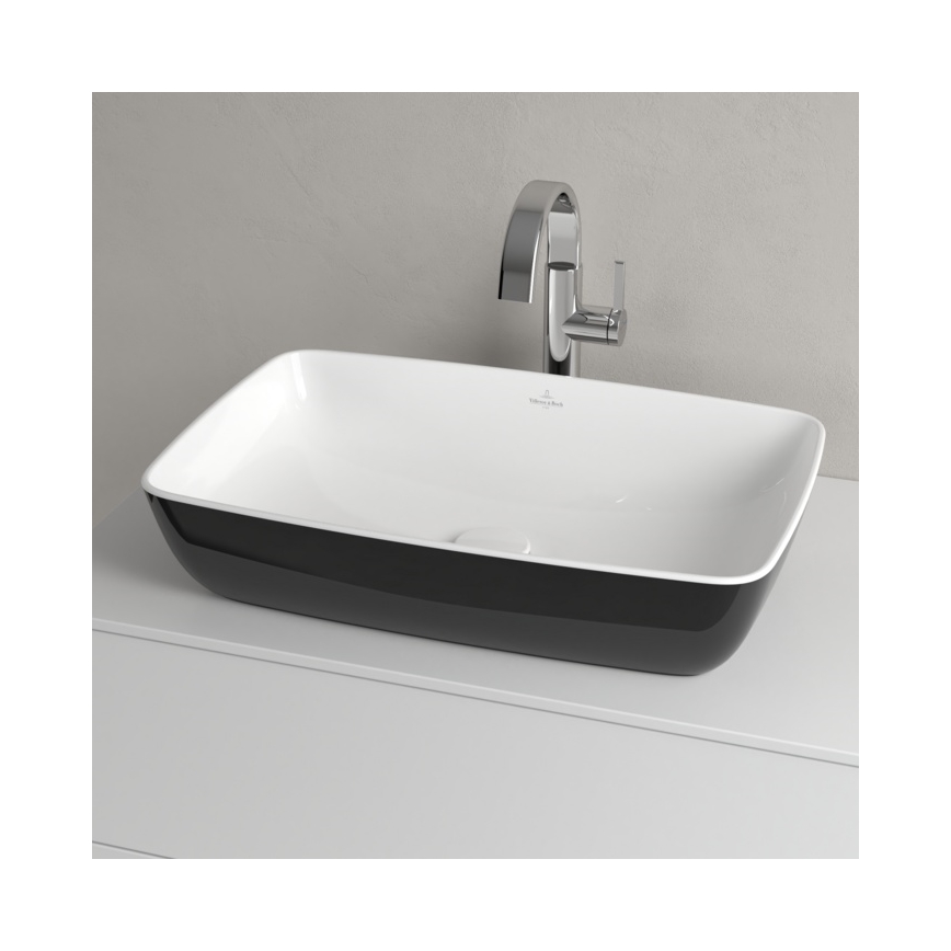 Villeroy & Boch 417258BCT8 - Tvättställ för bänkskiva ARTIS 58x38,5 cm keramik/svart
