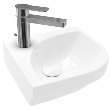 Villeroy & Boch 43714601 - Vägghängt hörn-tvättställ SUBWAY 3.0 32x32 cm keramik/vit