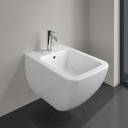 Villeroy & Boch 44110001 - Väggmonterad bidé VENTICELLO keramik/vit
