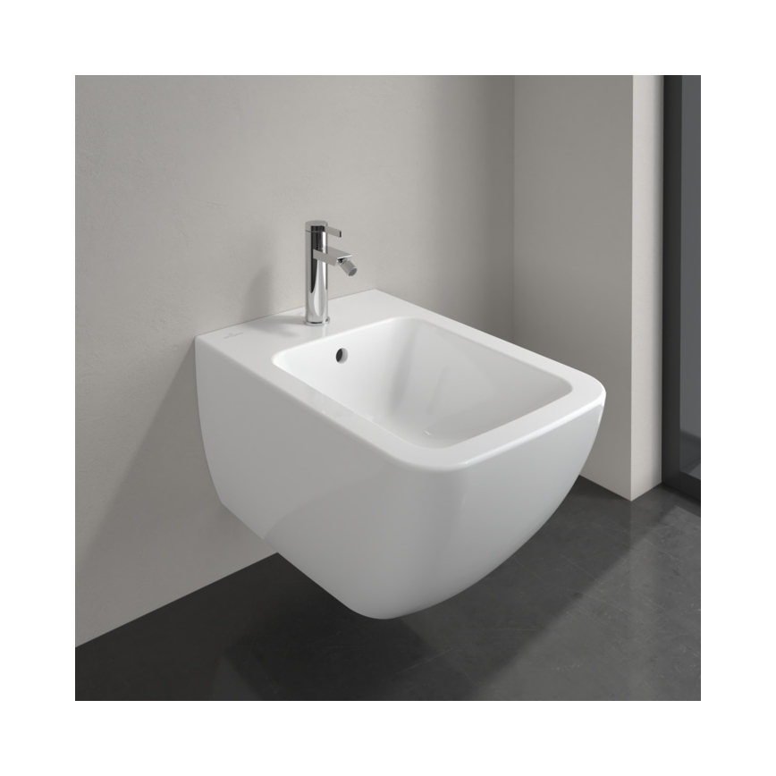 Villeroy & Boch 44110001 - Väggmonterad bidé VENTICELLO keramik/vit