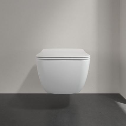 Villeroy & Boch 4611RLR1 - Vägghängd WC-stol med SoftClose-sits VENTICELLO, keramik/vit