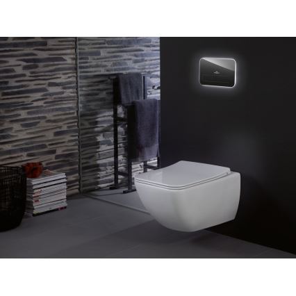 Villeroy & Boch 4611RLR1 - Vägghängd WC-stol med SoftClose-sits VENTICELLO, keramik/vit