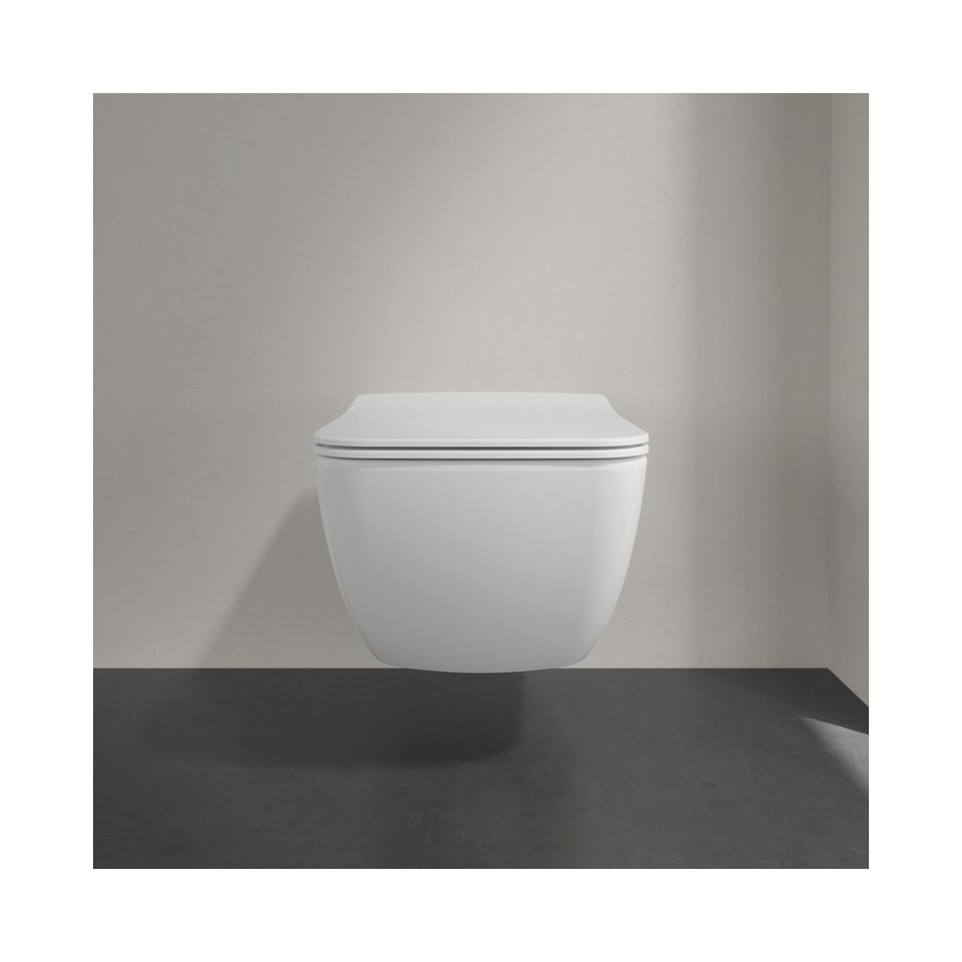 Villeroy & Boch 4611RSR1 - Väggmonterad WC med SoftClose-sits VENTICELLO keramik/vit