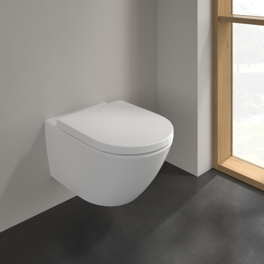 Villeroy & Boch 4670T0RW - Väggmonterad WC SUBWAY 3.0 keramik/vit
