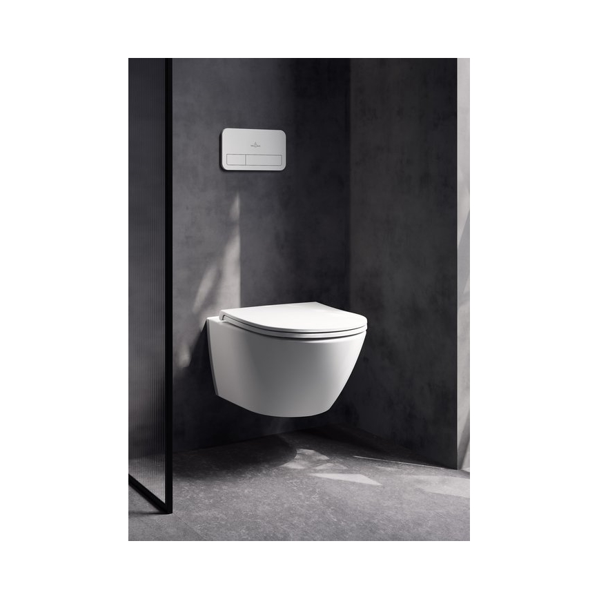 Villeroy & Boch 4670T0RW - Väggmonterad WC SUBWAY 3.0 keramik/vit