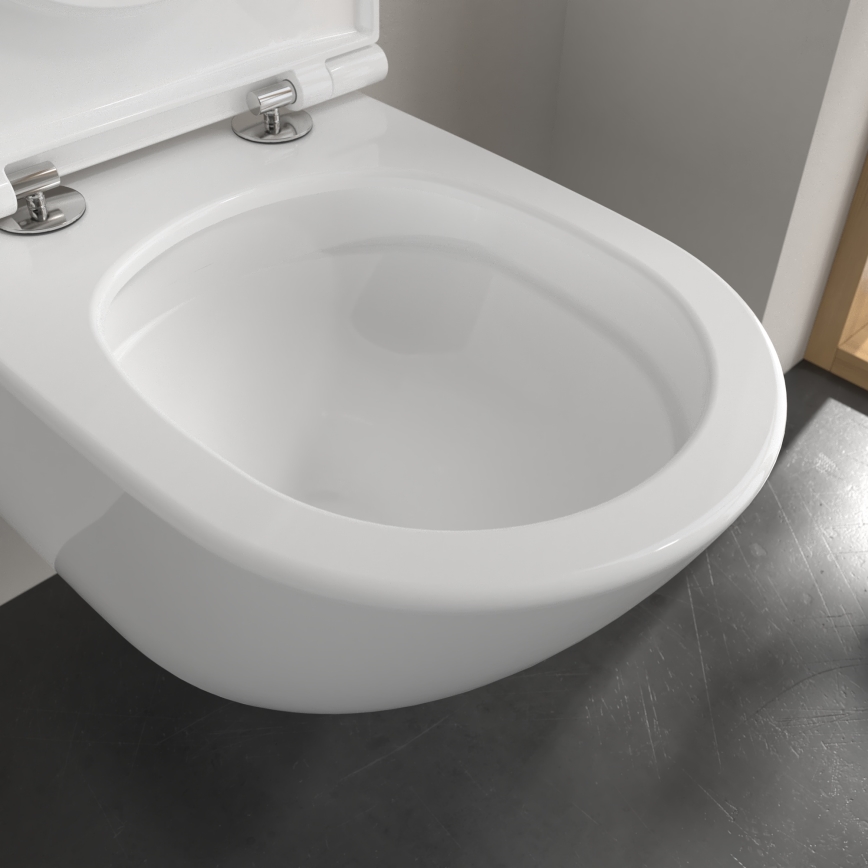 Villeroy & Boch 4670T901 - Vägghängd WC med SoftClose-sits SUBWAY 3.0 keramik/vit
