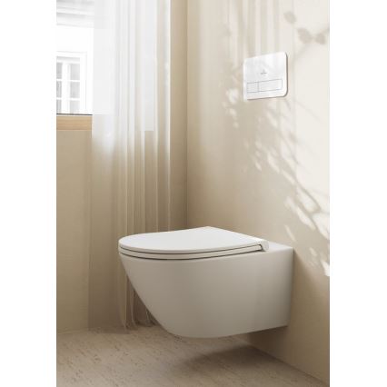 Villeroy & Boch 4670T9R1 - Vägghängd WC med SoftClose-sits SUBWAY 3.0 keramik/vit