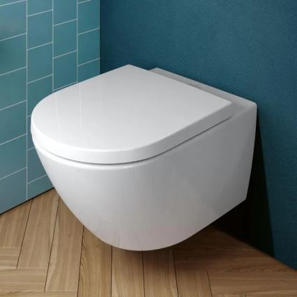 Villeroy & Boch 4670TS01 - Vägghängd WC med SoftClose-sits SUBWAY 3.0 keramik/vit
