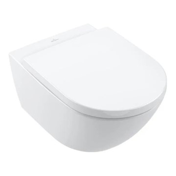 Villeroy & Boch 4670TSR1 - Vägghängd WC med SoftClose-sits SUBWAY 3.0 porslin/vit