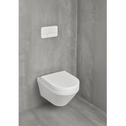 Villeroy & Boch 4694CL01 - Väggmonterad WC med SoftClose-toalettsits ARCHITECTURA keramik/vit