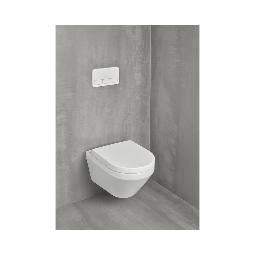 Villeroy & Boch 4694CL01 - Väggmonterad WC med SoftClose-toalettsits ARCHITECTURA keramik/vit