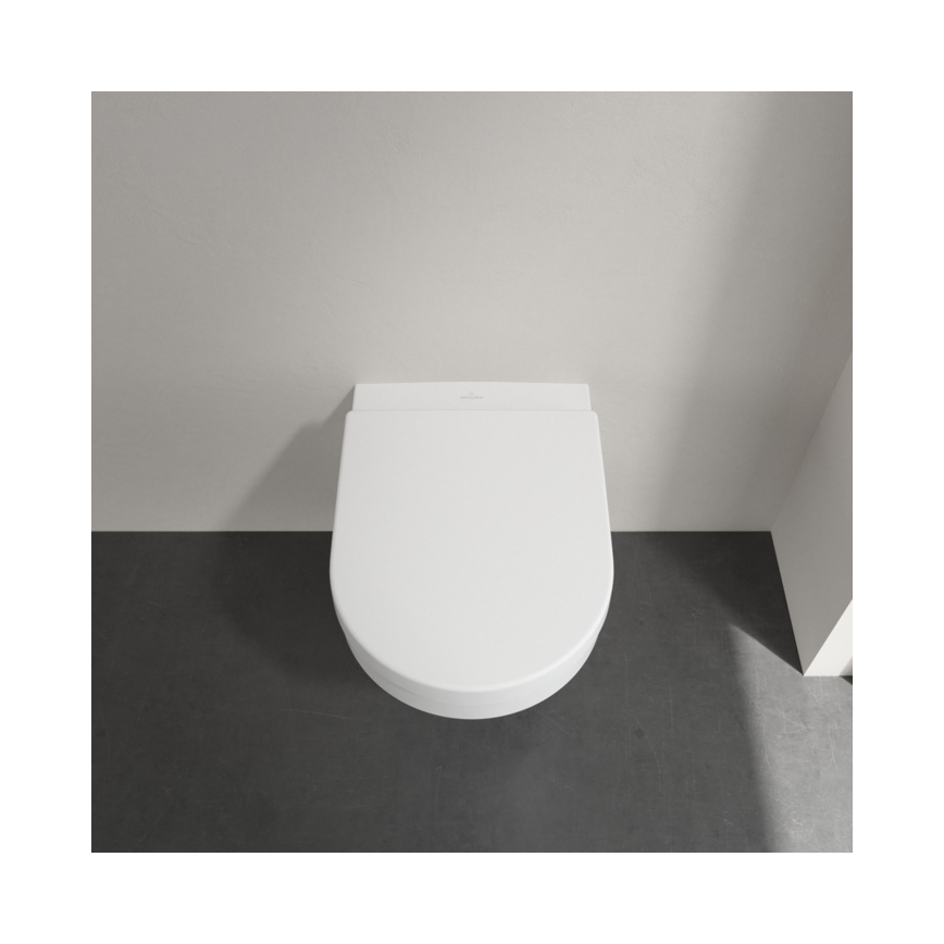 Villeroy & Boch 4694HR01 - Väggmonterad toalett med SoftClose-sits ARCHITECTURA, keramik/vit