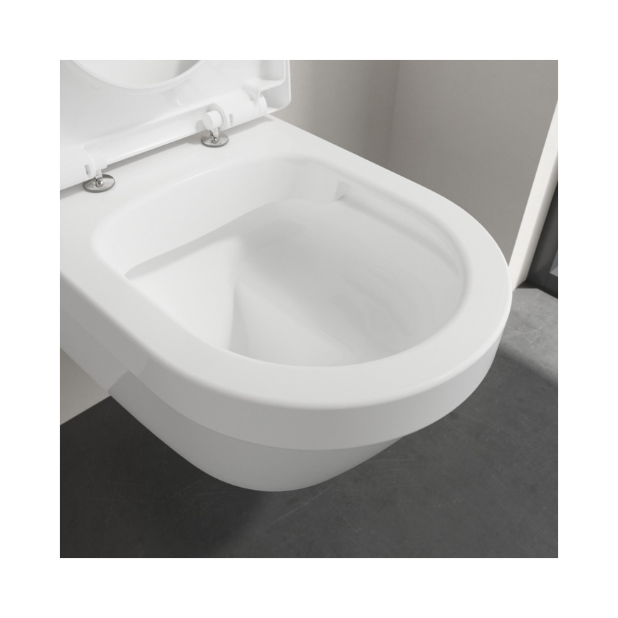 Villeroy & Boch 4694HR01 - Väggmonterad toalett med SoftClose-sits ARCHITECTURA, keramik/vit