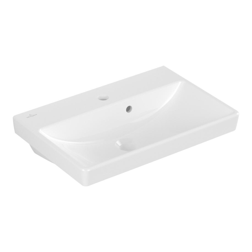 Villeroy & Boch 4A005501 - AVENTO vägghängt tvättställ 55x37 cm keramik/vit
