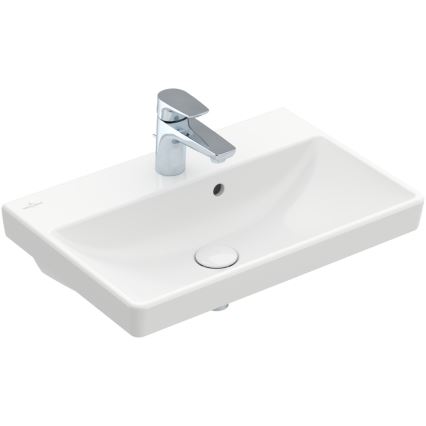 Villeroy & Boch 4A005501 - AVENTO vägghängt tvättställ 55x37 cm keramik/vit