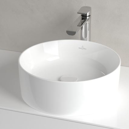 Villeroy & Boch 4A184001 - Handfat för bänkskiva COLLARO Ø 40 cm keramik/vit