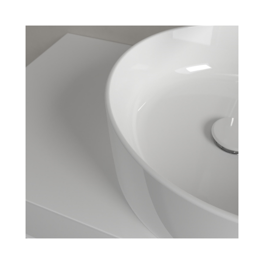 Villeroy & Boch 4A184001 - Handfat för bänkskiva COLLARO Ø 40 cm keramik/vit