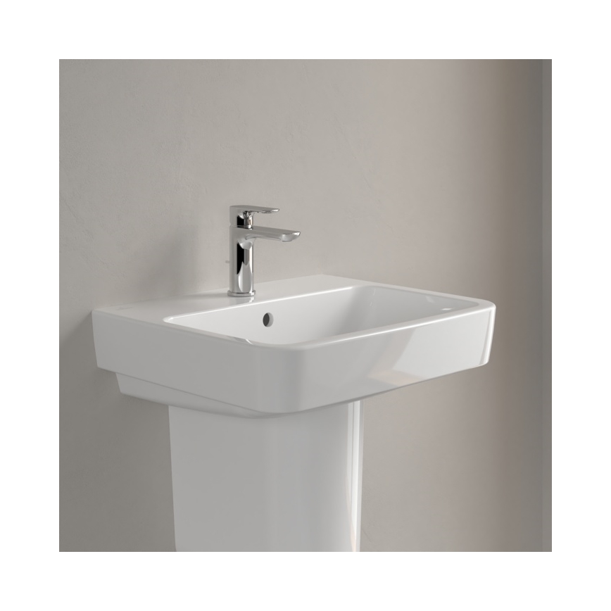 Villeroy & Boch 4A415501 - Väggmonterat tvättställ O.NOVO 55x46 cm keramik/vit