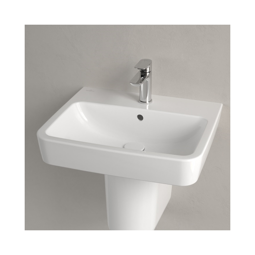 Villeroy & Boch 4A415501 - Väggmonterat tvättställ O.NOVO 55x46 cm keramik/vit