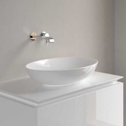 Villeroy & Boch 4A470001 - Tvättställ för bänkskiva LOOP&FRIENDS 56x38 cm keramik/vit