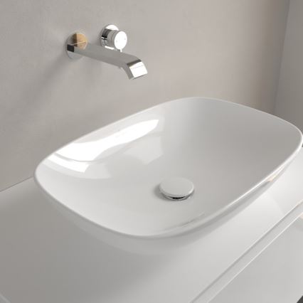 Villeroy & Boch 4A490101 - Tvättställ för bänkskiva LOOP&FRIENDS 56x38 cm keramik/vit