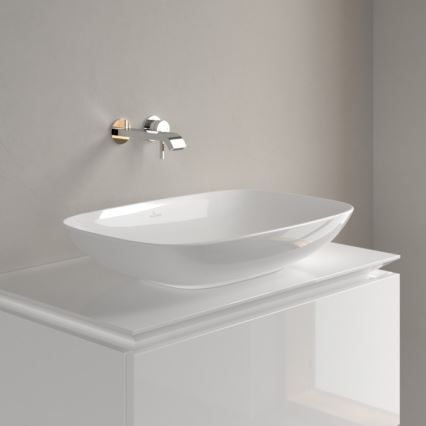 Villeroy & Boch 4A500001 - Tvättställ för montering på bänkskiva LOOP&FRIENDS 62 x 42 cm, keramik/vit