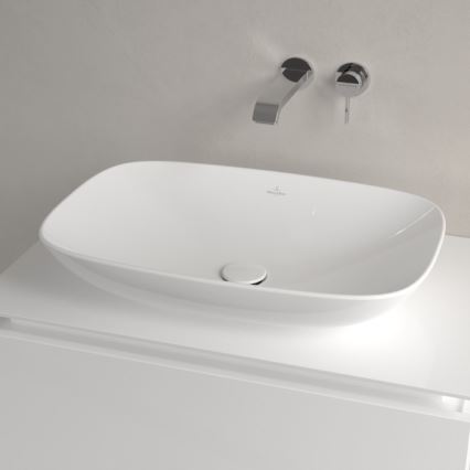 Villeroy & Boch 4A500001 - Tvättställ för montering på bänkskiva LOOP&FRIENDS 62 x 42 cm, keramik/vit