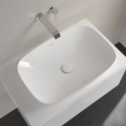 Villeroy & Boch 4A500001 - Tvättställ för montering på bänkskiva LOOP&FRIENDS 62 x 42 cm, keramik/vit