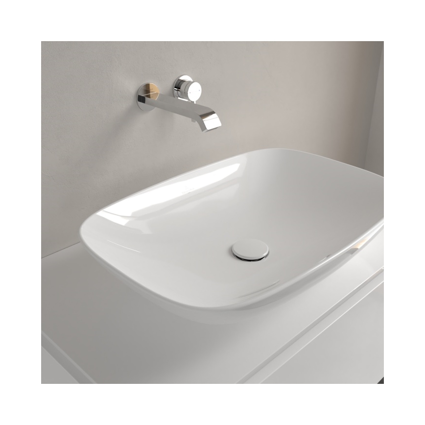 Villeroy & Boch 4A500001 - Tvättställ för montering på bänkskiva LOOP&FRIENDS 62 x 42 cm, keramik/vit