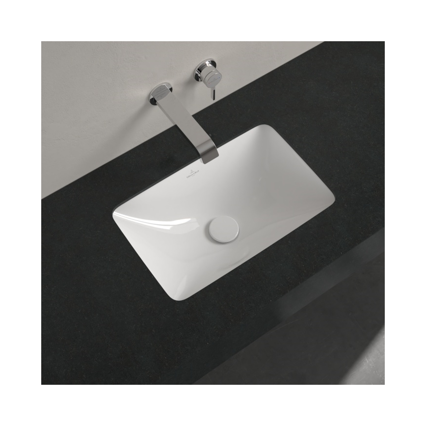 Villeroy & Boch 4A560101 - Infällt tvättställ LOOP&FRIENDS 45x28 cm keramik/vit