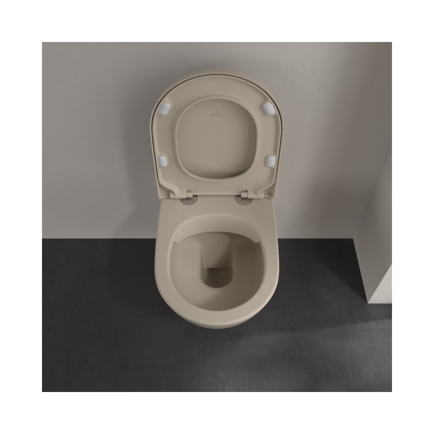 Villeroy & Boch 5614R0AM - Vägghängd WC SUBWAY 2.0 keramik/beige