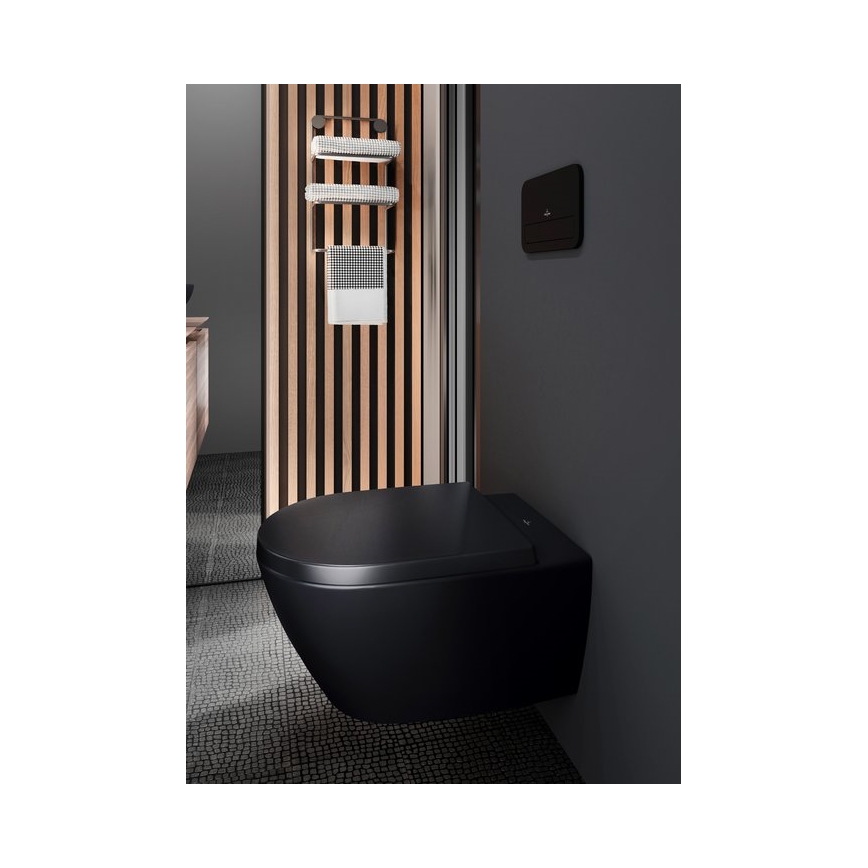 Villeroy & Boch 5614R0R7 - Vägghängd WC SUBWAY keramik/svart