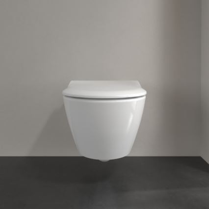 Villeroy & Boch 5614R201 - Vägghängd WC-stol med SoftClose-sits SUBWAY 2.0 keramik/vit