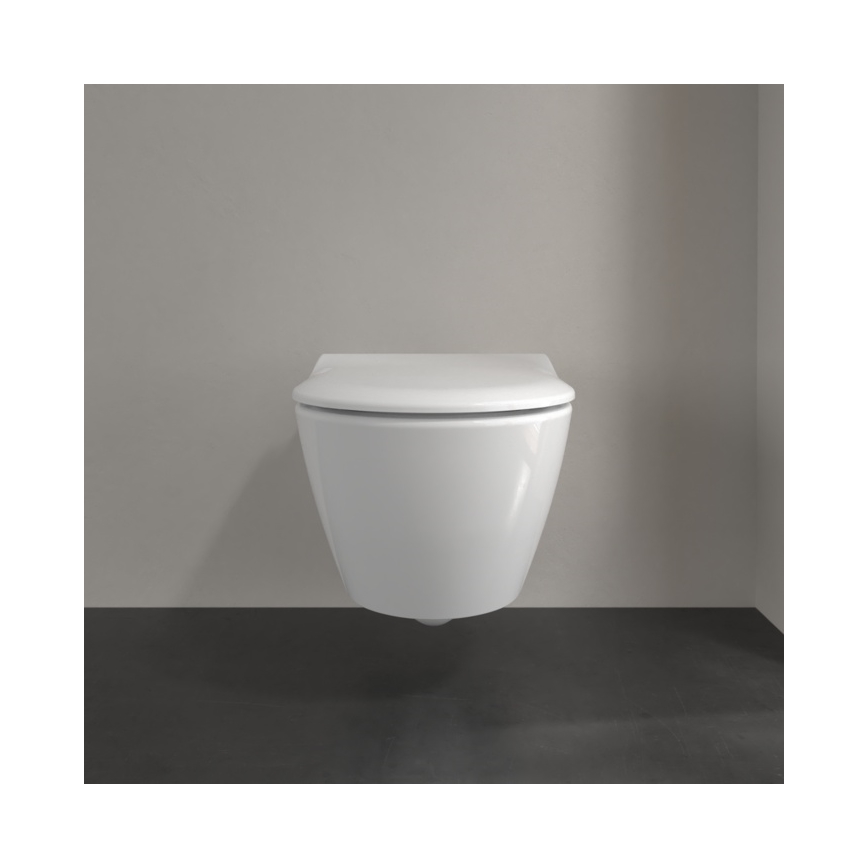 Villeroy & Boch 5614R201 - Vägghängd WC-stol med SoftClose-sits SUBWAY 2.0 keramik/vit