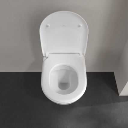 Villeroy & Boch 5614R2R1 - Väggmonterad WC med SoftClose-sits SUBWAY 2.0 keramik/vit