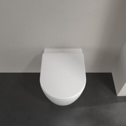 Villeroy & Boch 5656HRR1 - Vägghängd WC med AVENTO SoftClose-sits, keramik/vit