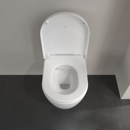 Villeroy & Boch 5656HRR1 - Vägghängd WC med AVENTO SoftClose-sits, keramik/vit