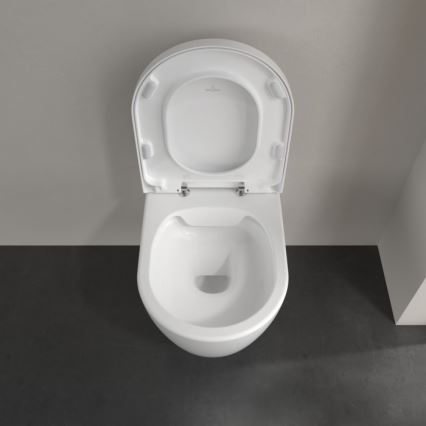 Villeroy & Boch 5656HRR1 - Vägghängd WC med AVENTO SoftClose-sits, keramik/vit