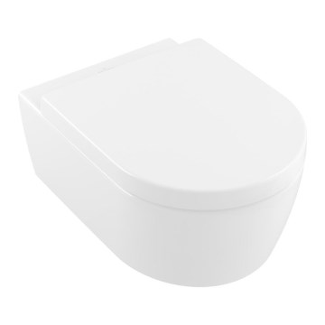 Villeroy & Boch 5656HRR1 - Vägghängd WC med AVENTO SoftClose-sits, keramik/vit