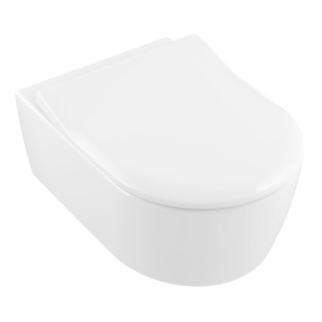 Villeroy & Boch 5656RSR1 - Vägghängd toalettstol med SoftClose-sits AVENTO, keramik/vit