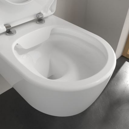 Villeroy & Boch 5656RSR1 - Vägghängd toalettstol med SoftClose-sits AVENTO, keramik/vit