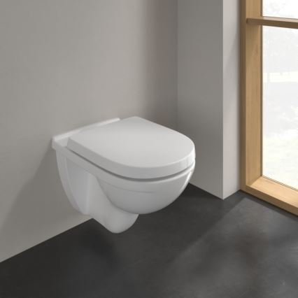 Villeroy & Boch 5660H101 - Vägghängt WC med sits O.NOVO, keramik/vit