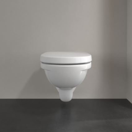 Villeroy & Boch 5660H101 - Vägghängt WC med sits O.NOVO, keramik/vit