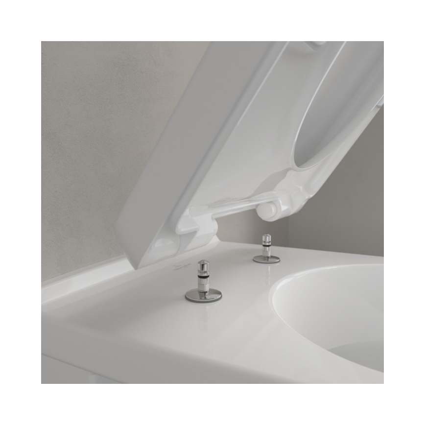 Villeroy & Boch 5660H101 - Vägghängt WC med sits O.NOVO, keramik/vit