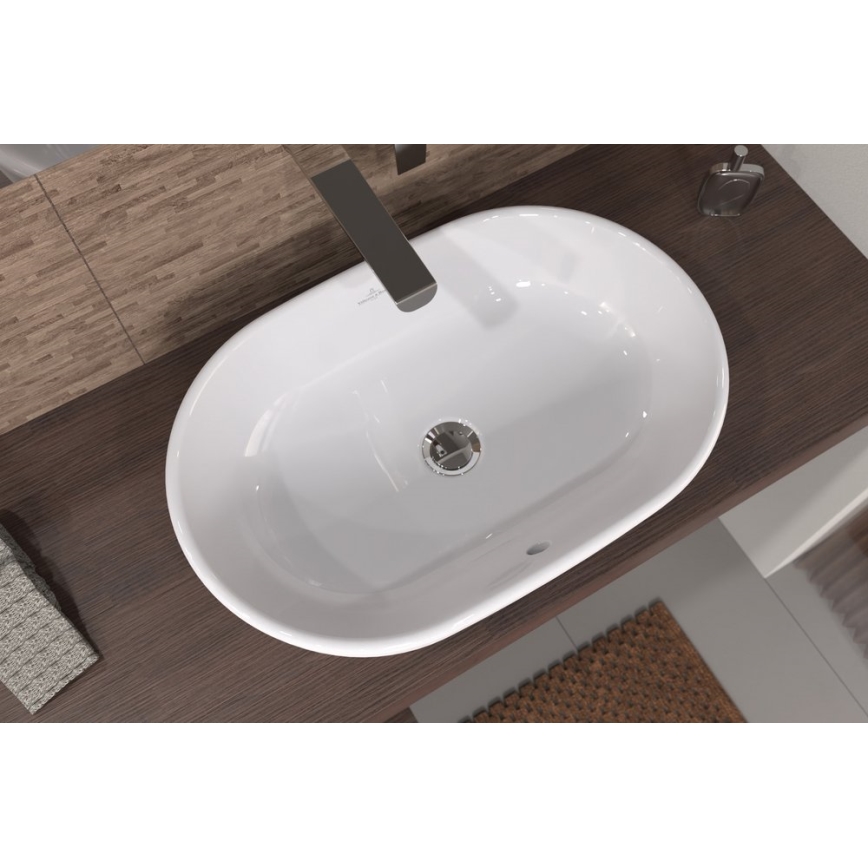 Villeroy & Boch 5A266001 - Tvättställ för bänkskiva ARCHITECTURA 60x40 cm keramik/vit