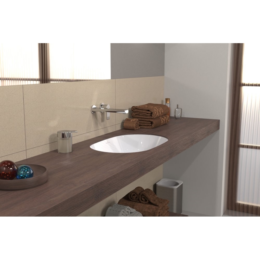 Villeroy & Boch 5A766001 - Infällt tvättställ ARCHITECTURA 57 x 37,5 cm keramik/vit
